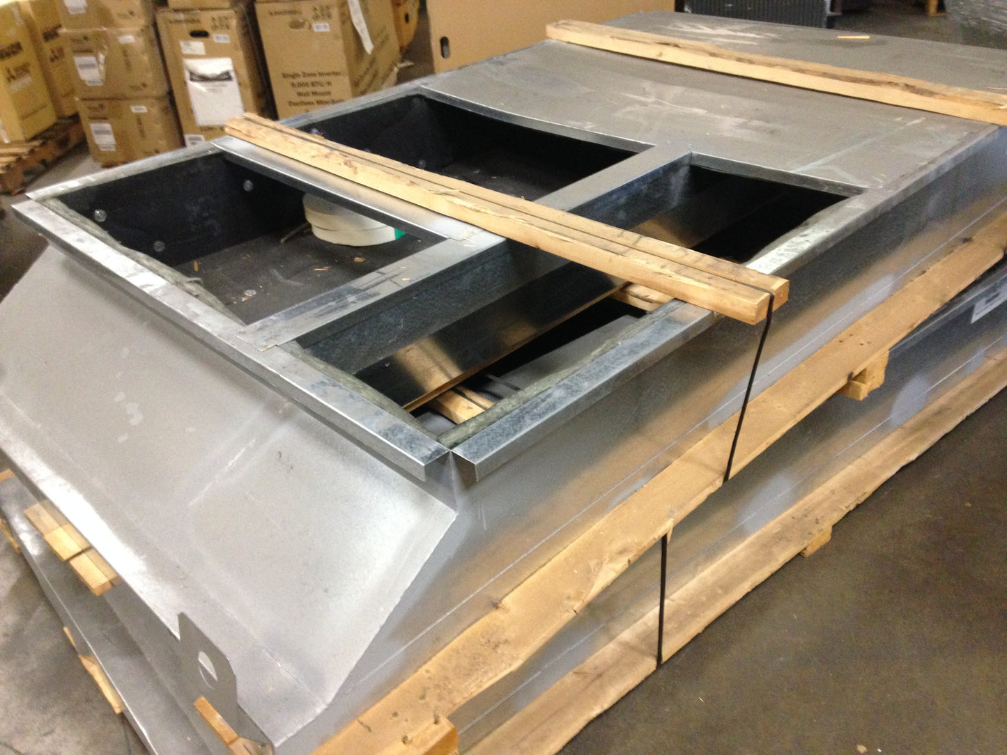 11" High Roof Curb Adapter with Duct Transition