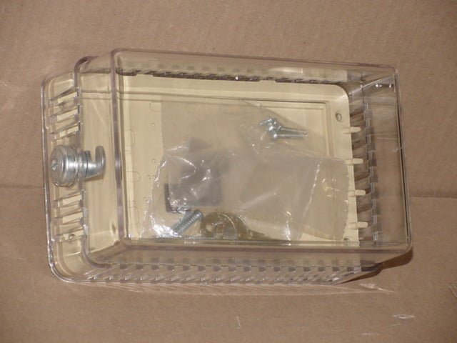 Transparent Thermostat Guard Key Lock