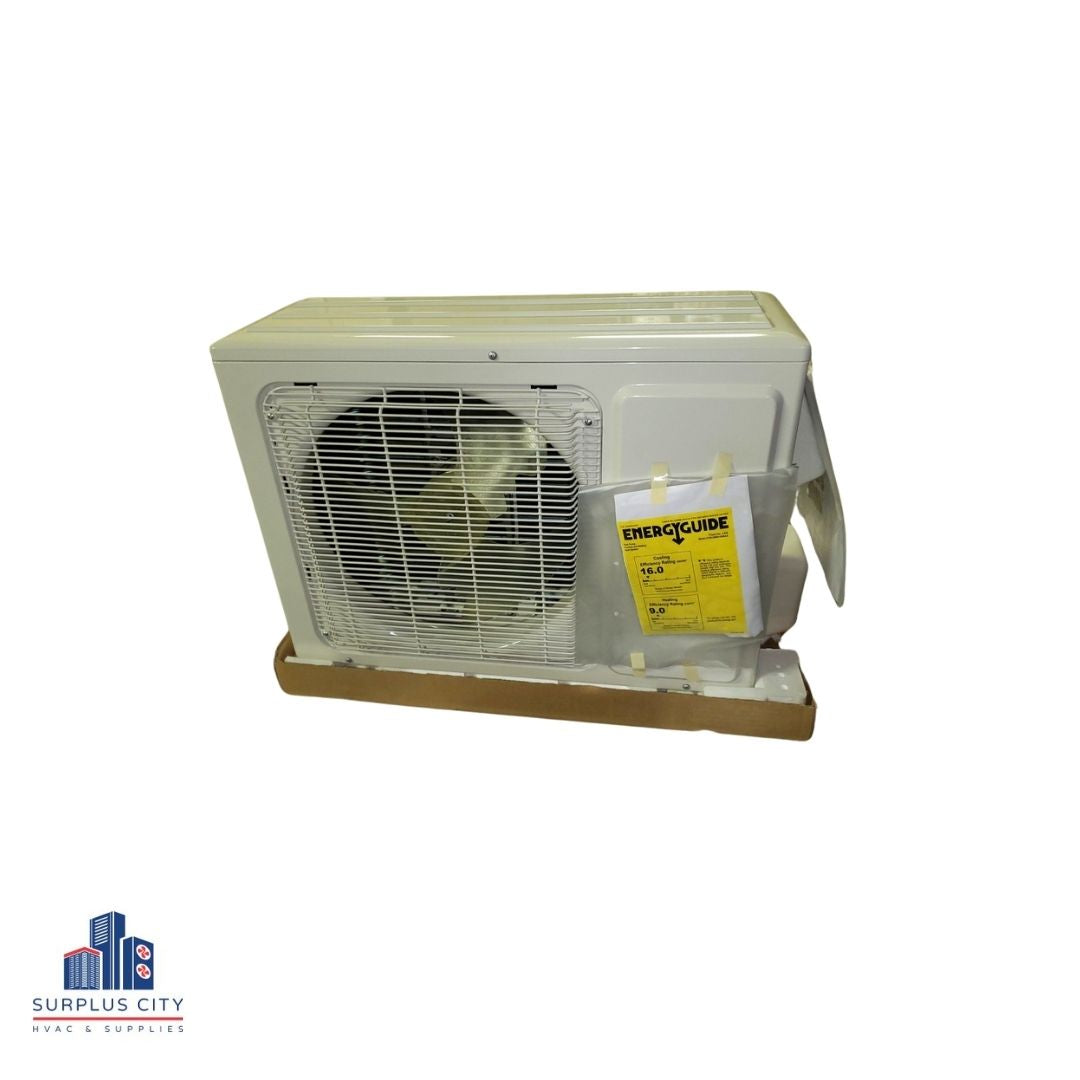 9,000 BTU Single-Zone Outdoor Heat Pump DC Inverter Mini Split Unit, 16 SEER 208-230/60/1 R-410A