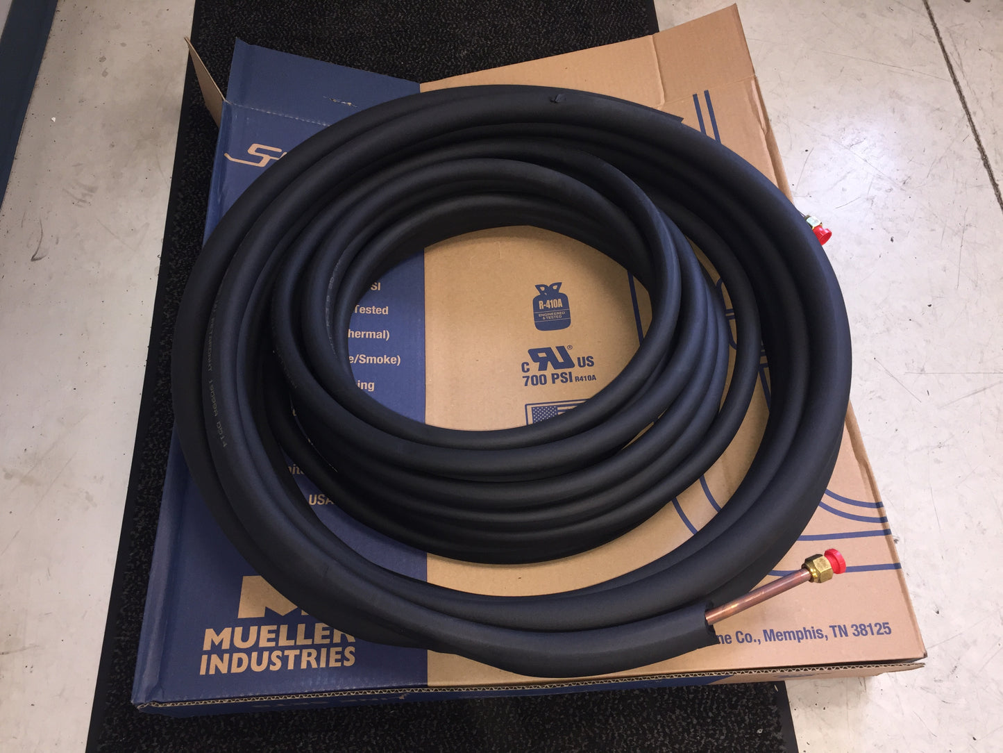 1/4" X 1/2" X 50' Flare Line-Set w/1/2" Thick Insulation