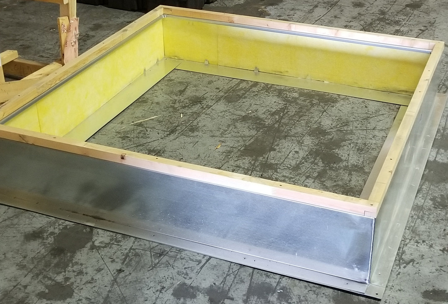 62 1/2" OD 12"H Roof Curb