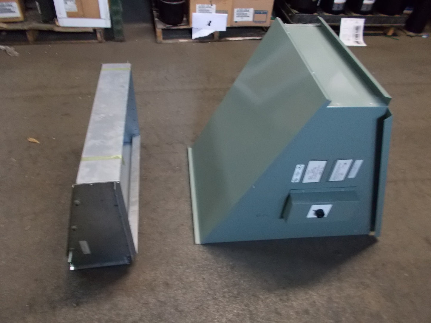 7-1/2 Ton Downflow/Sideflow Economizer w/Relief Damper 208-230-460/60