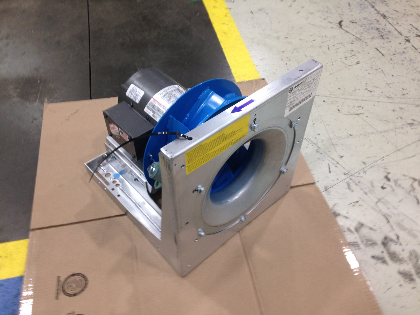 1 HP Fan Motor Assembly, 200/60/3 RPM:1760