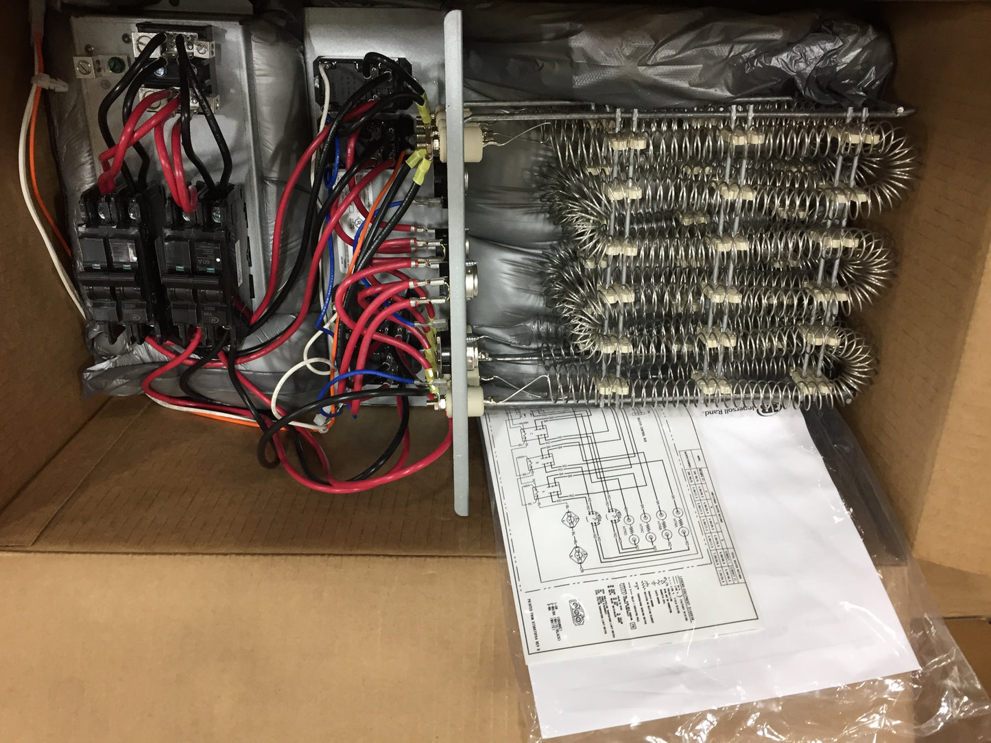 20 kW Electric Heat Kit 208-240/60/1 W/2 60 Amp Breakers