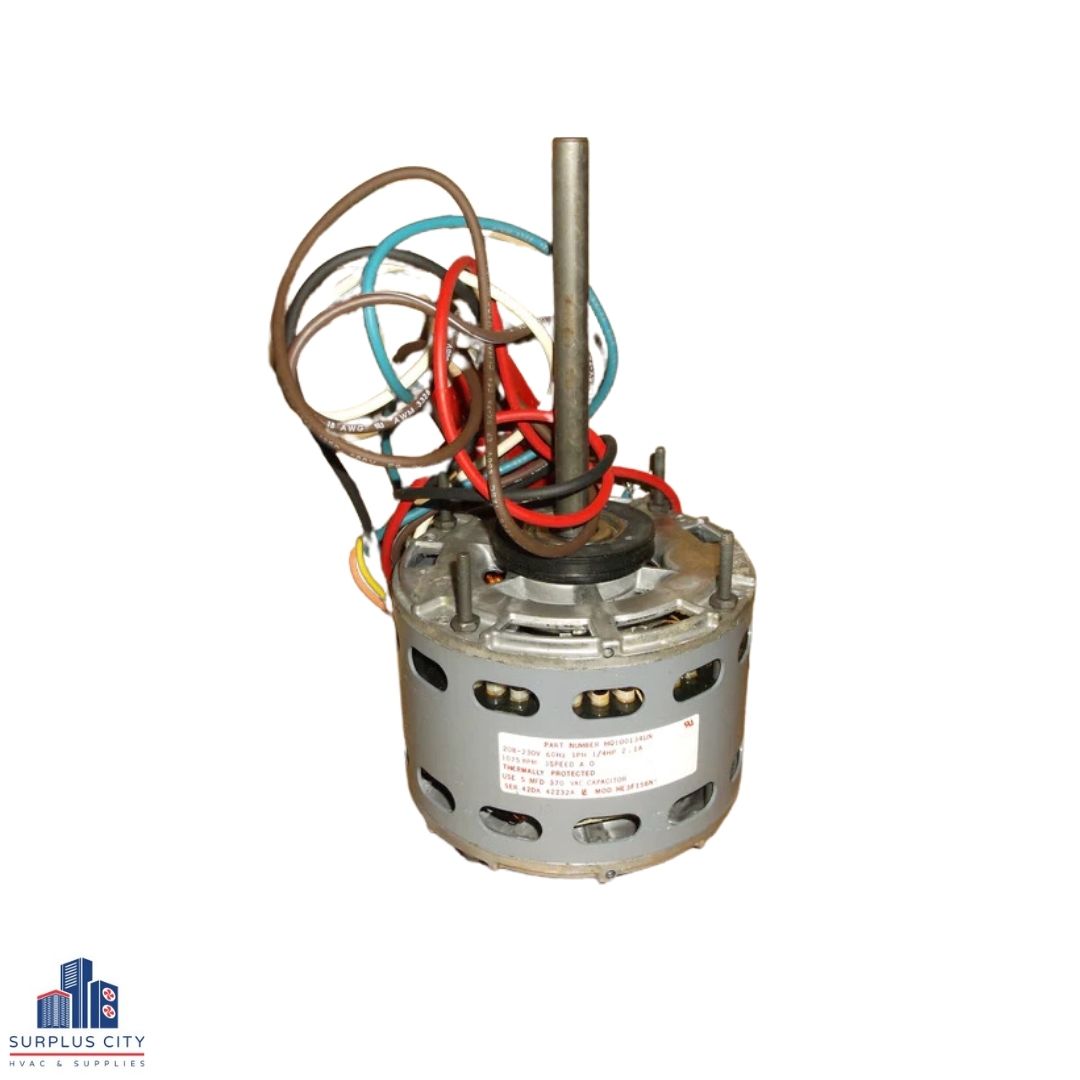 Motor de soplador de accionamiento directo de 1/4 HP, 208-230/60/1 RPM: 1075/3 velocidades