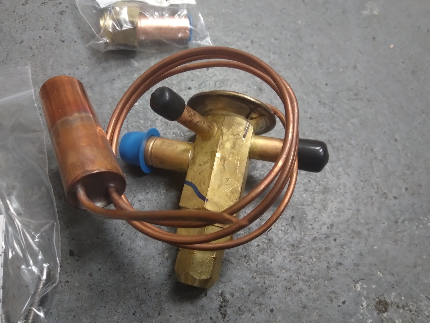 5 Ton ODF Thermostatic Expansion Valve w/30" Capillary R-22/R407C