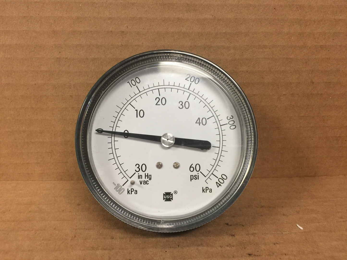 Manómetro; Presión; 30 In Hg - 60 PSI