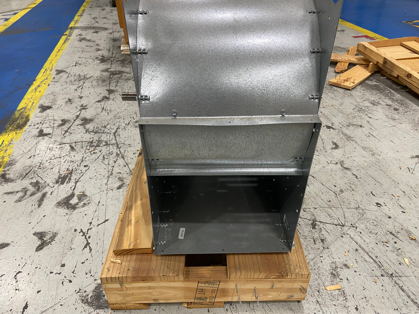 Blower Housing with Wheel and Shaft