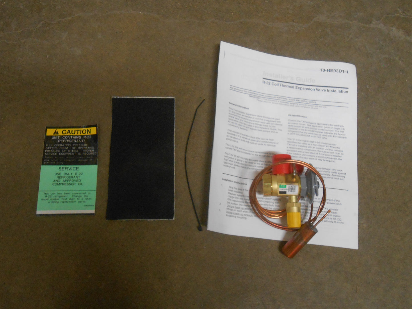 Thermostatic Expansion Valve Kit