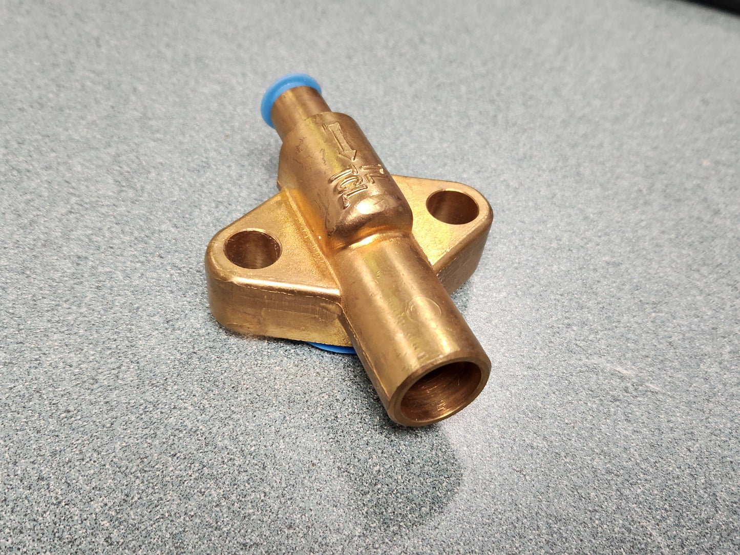 3/8" X 5/8" ODF Straight Thru Flange