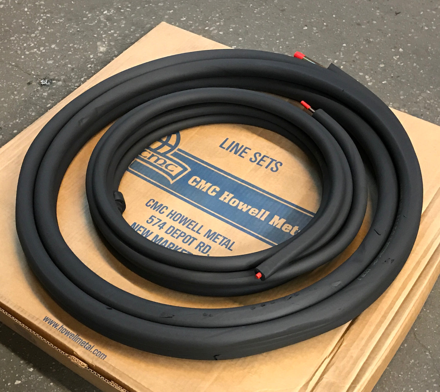 1/4 x 5/8" x 30' Sweat Line-Set/W 3/8" Thick Insulation"