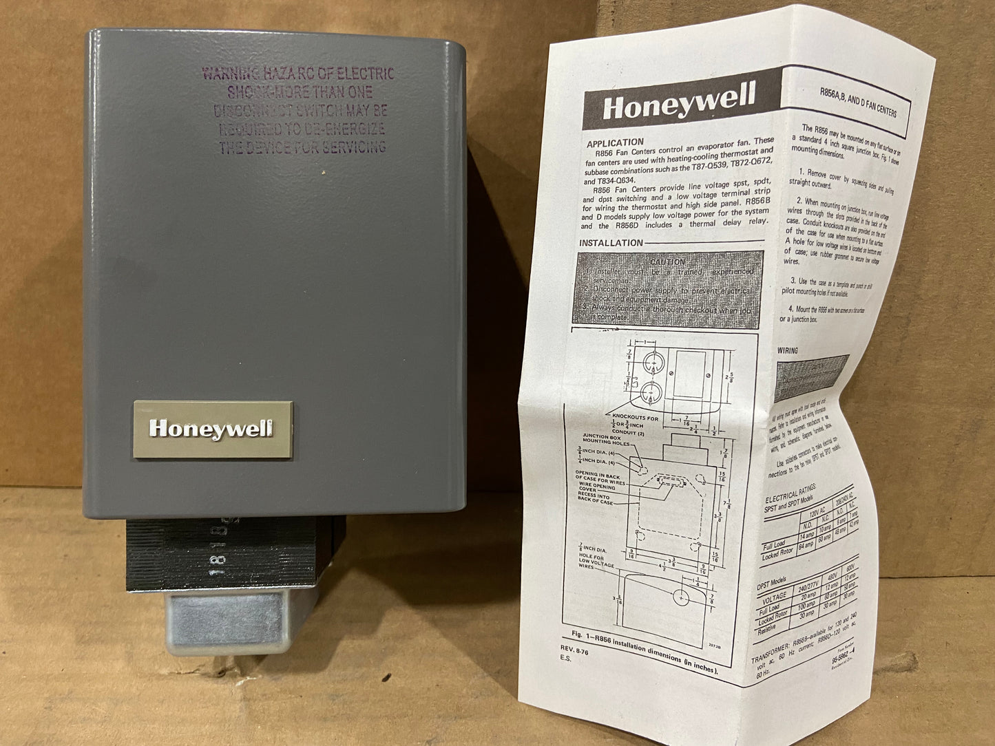 Fan Control Module 120/60/1 SPST 14A