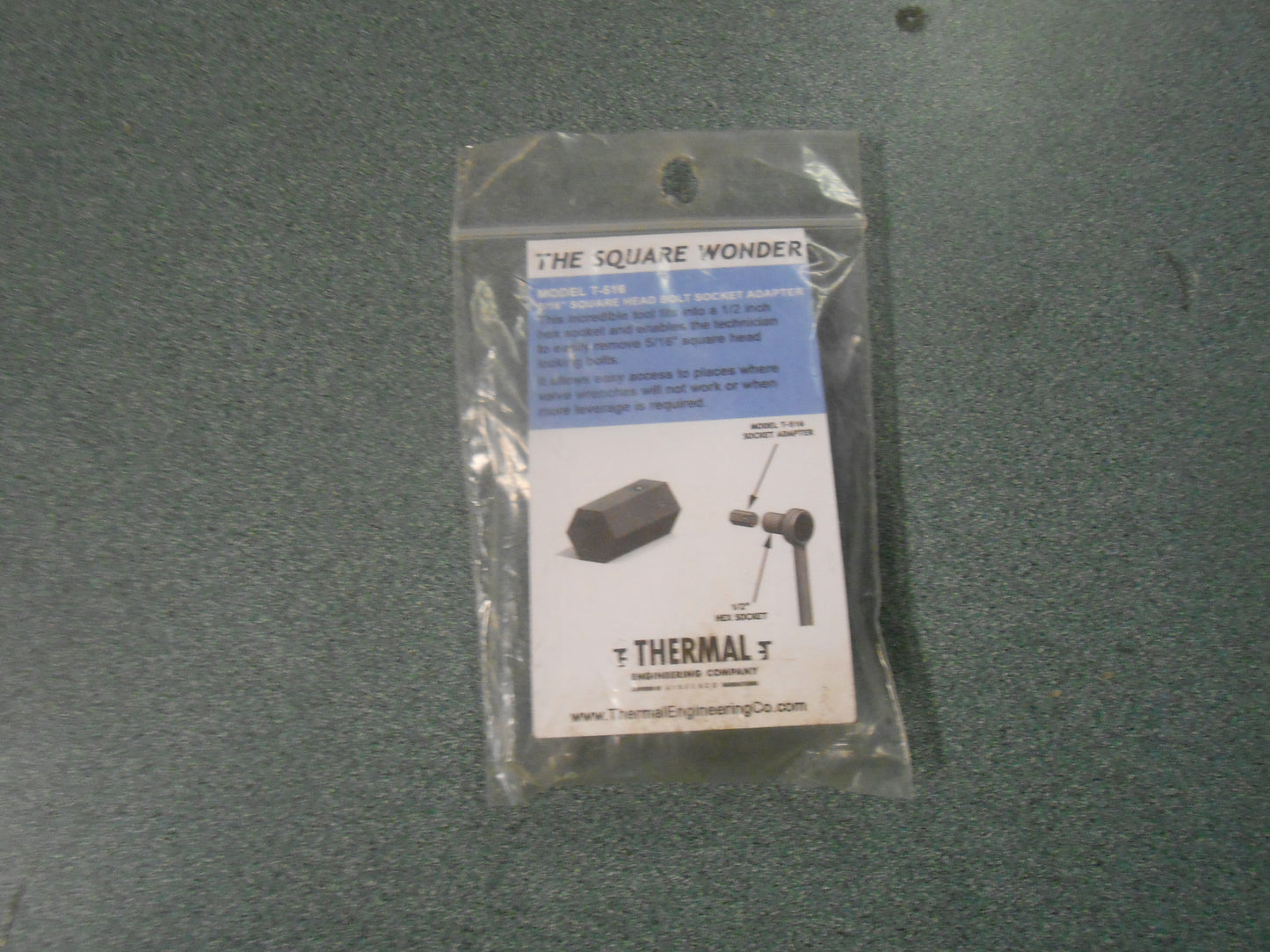 5/16" Square Head Bolt Socket Adapter