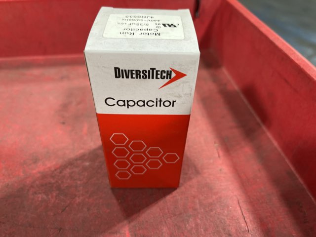 440 Vac, 35+5MFD 50/60 Hz, Round Capacitor