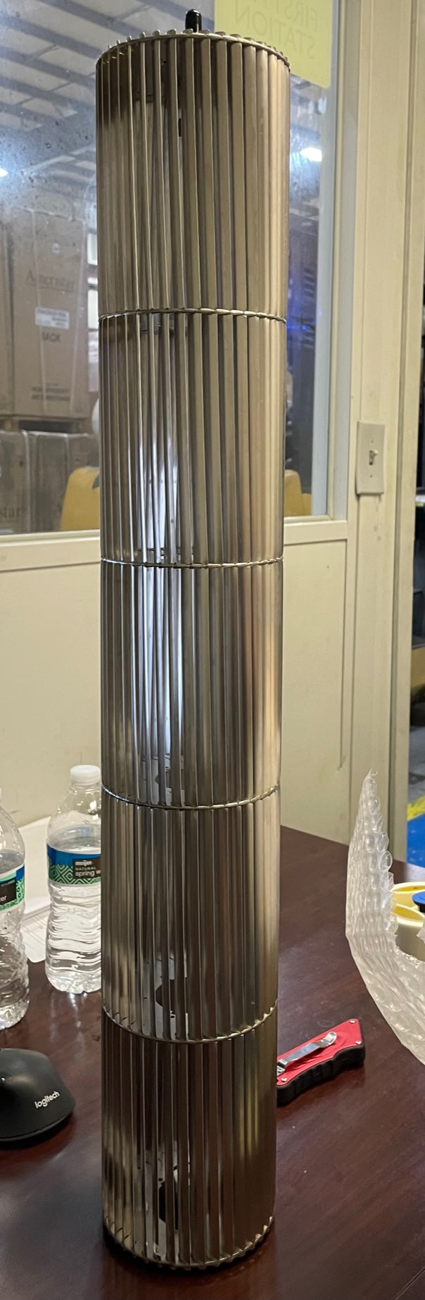 4 1/4" Diameter Fan Rotor 27 1/2" Length