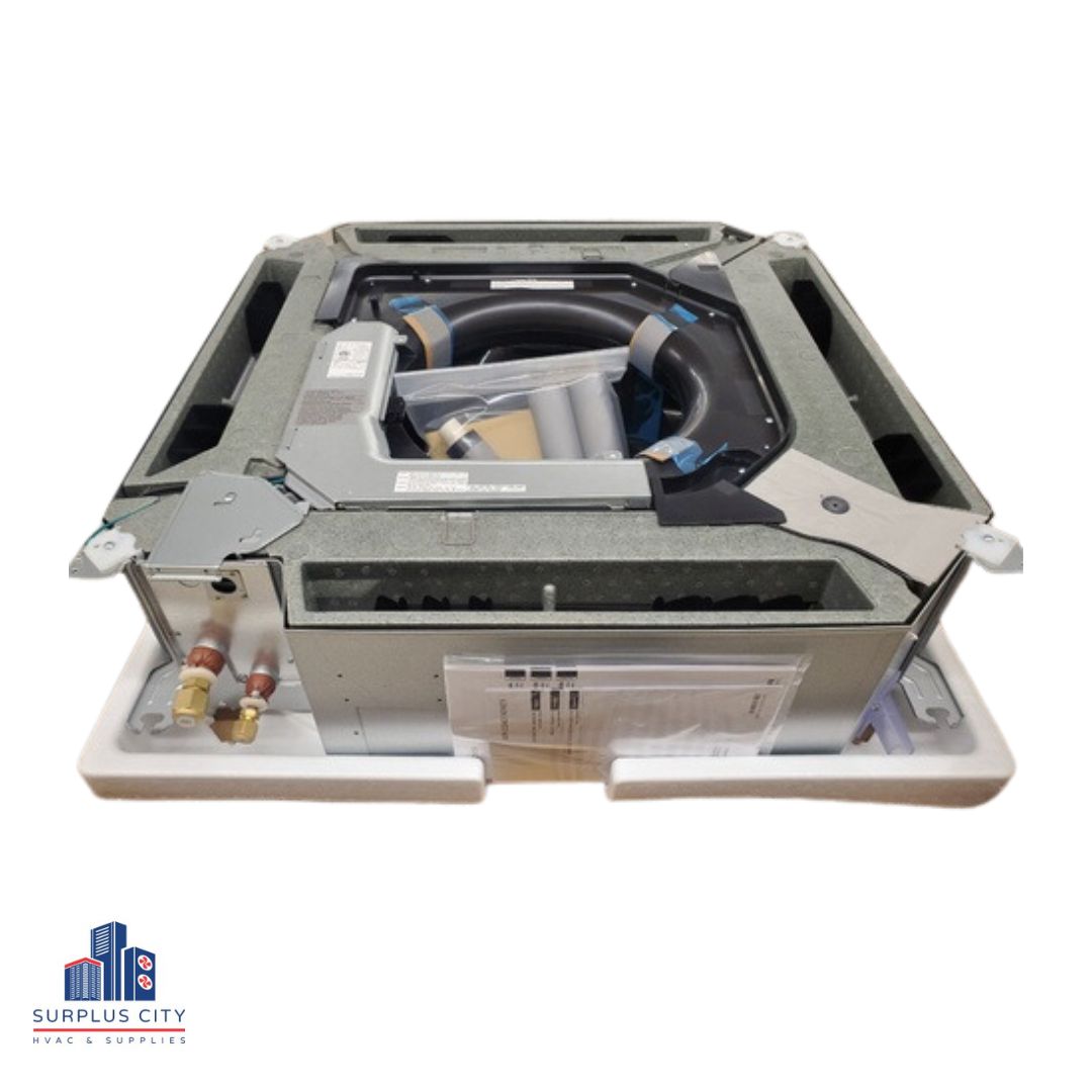 24,000 BTU Large Cassette Single-Zone Inverter ID Mini-Split Circular Flow Heat Pump