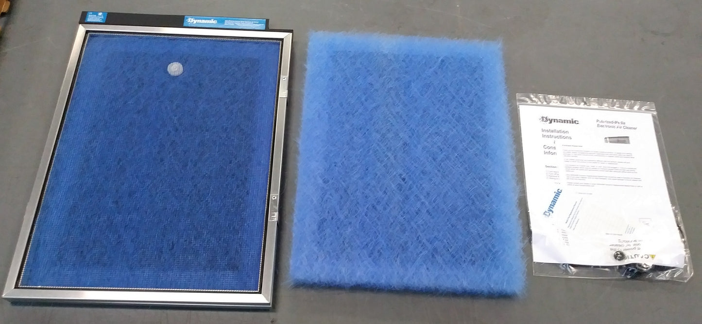 Purificador de aire electrónico de medios polarizados, 24 V CA, 60 hercios, 2 vatios, 14 x 20" x 1"