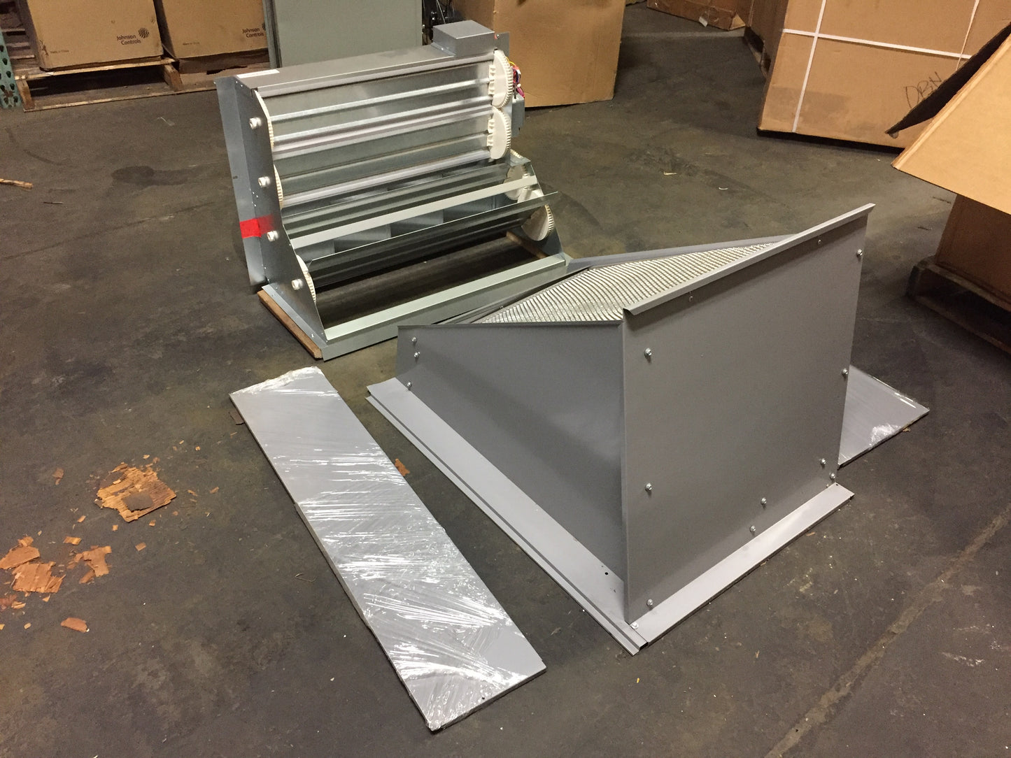 7-1/2 to 12-1/2 Ton Horizontal Economizer with Control, 24 Volt