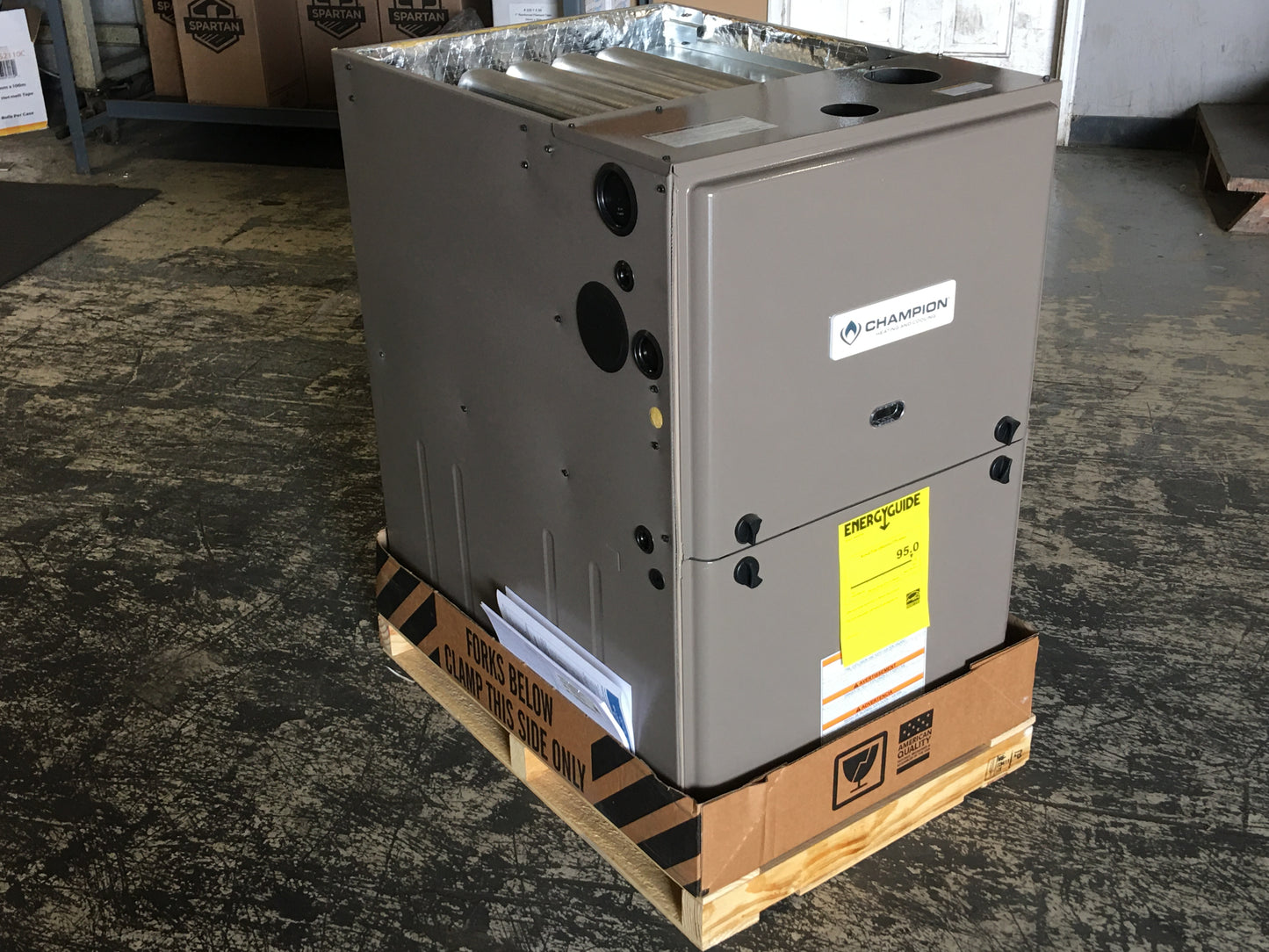 80,000 BTU Single-Stage Upflow/Horizontal ECM Variable Speed Gas Furnace; 95%, 115/60/1, CFM: 2000