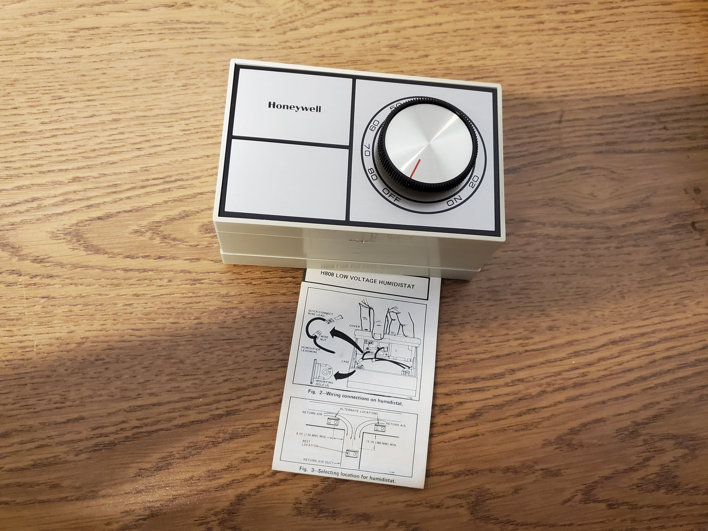 Low Voltage Humidistat 24 VAC