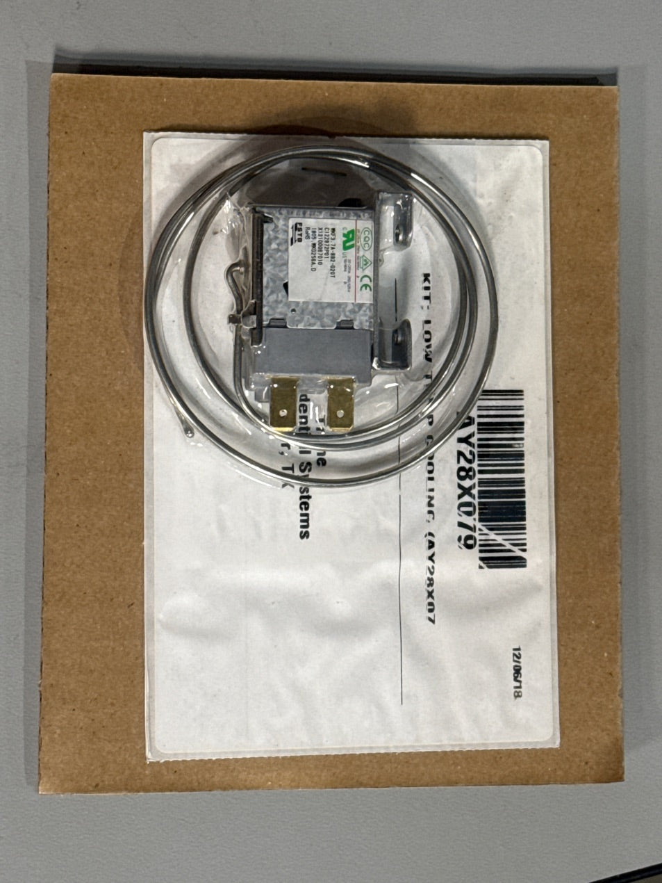 Low Ambient Cooling Control Kit