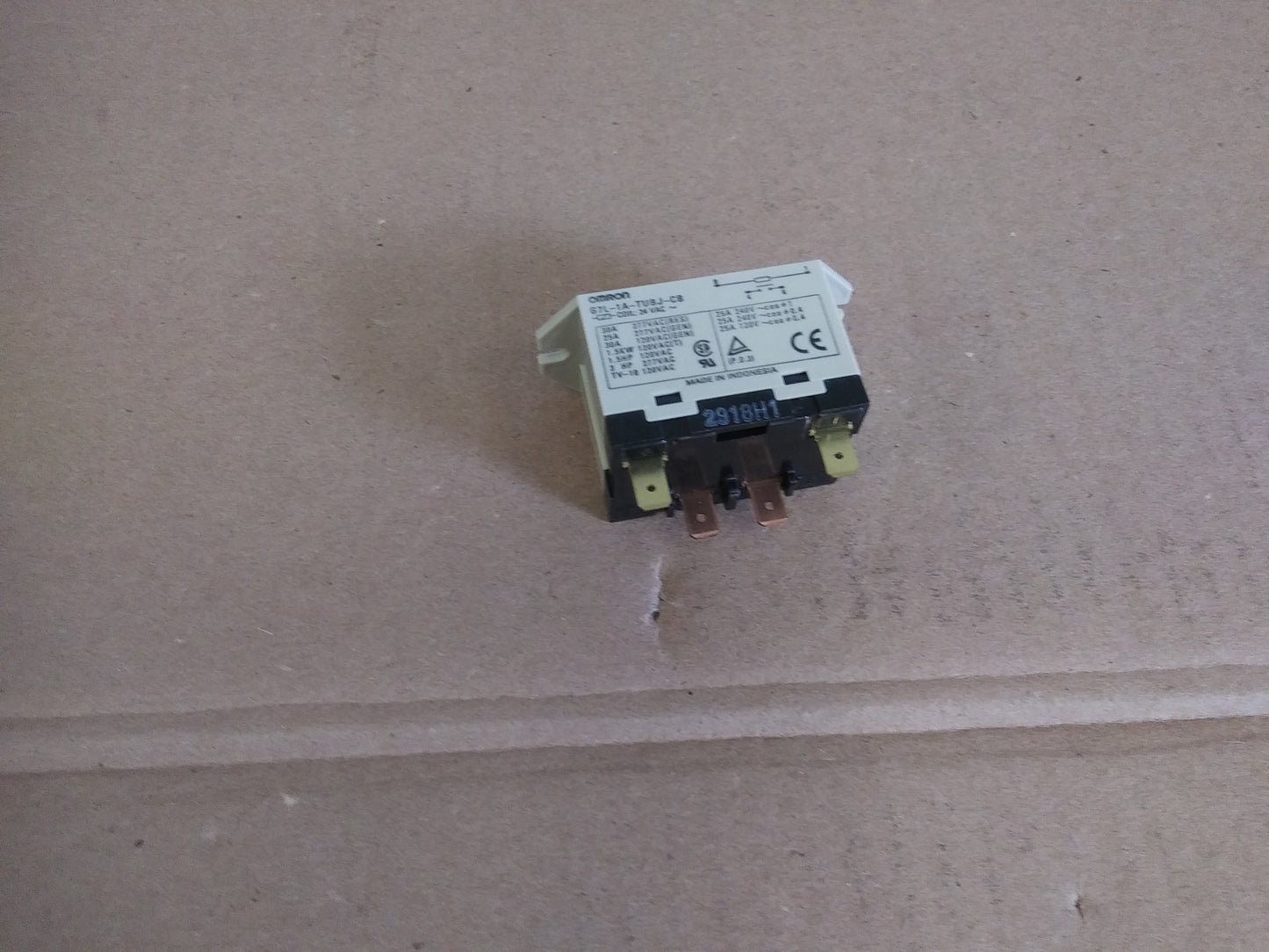 Compressor Relay, SPST, 200-240VAC, 30A, Sold as 4 Per Box