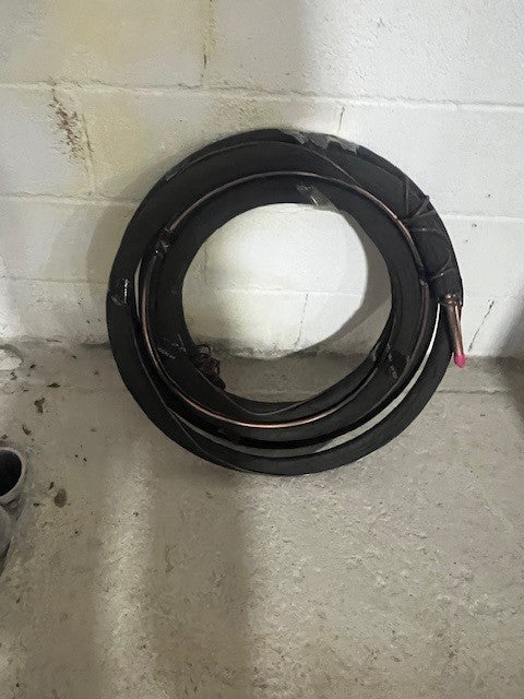 3/8" x 5/8" x 1/2" x 50FT Insulated Lineset With Power Wire