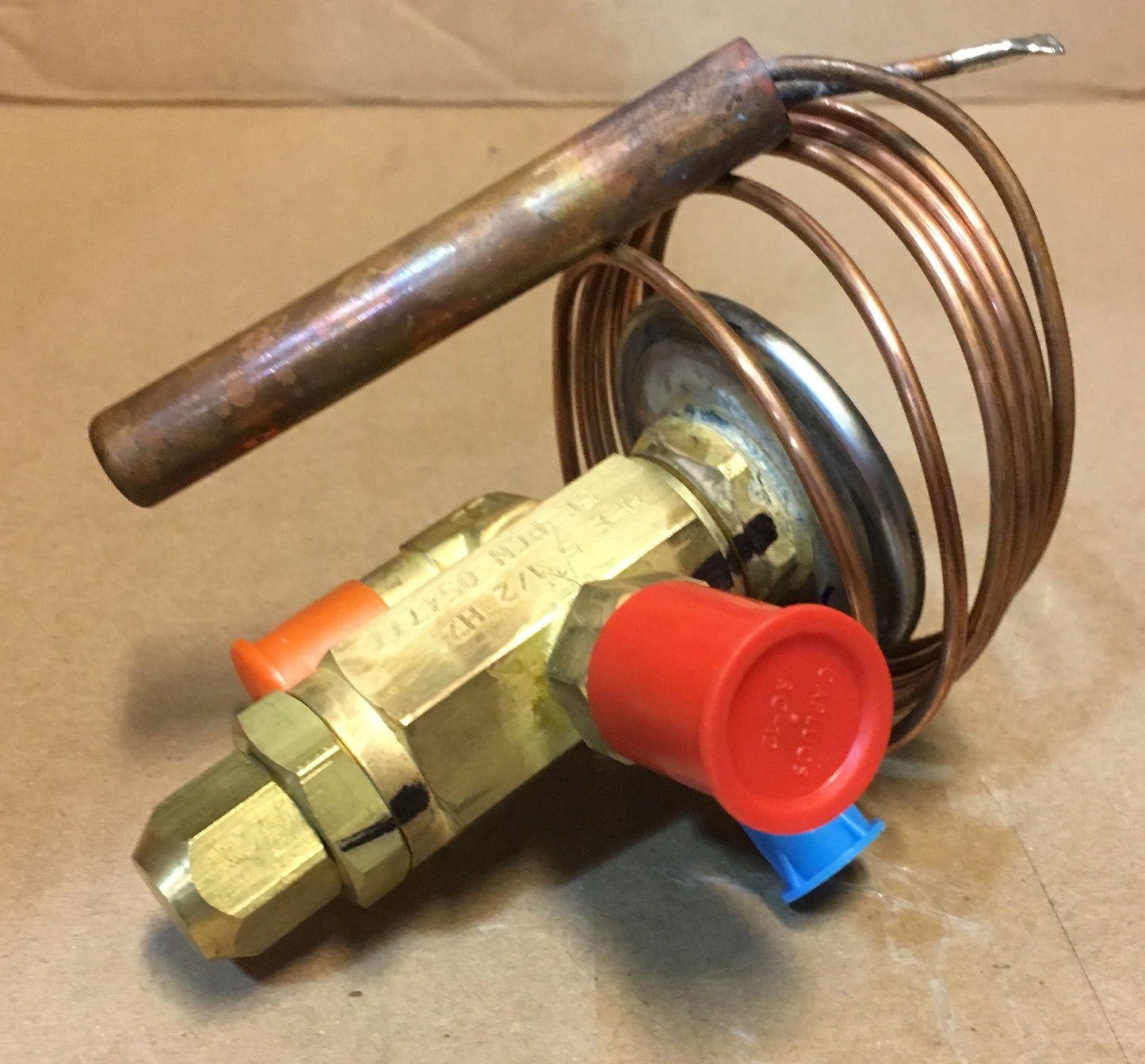 Válvula de expansión térmica externa ajustable de baja temperatura de 5-1/2 toneladas/con ecualizador externo de 1/4 Sae R-22"