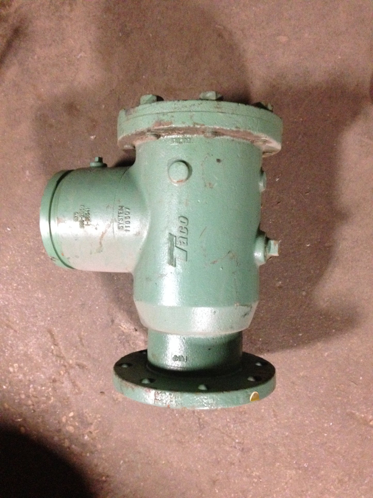 6" Grooved X 5" Flanged Rear Suction Diffuser Strainer