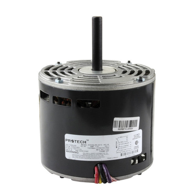 1/4HP Direct Drive Blower Motor 208-230/60/1 RPM:1100/2-Speed