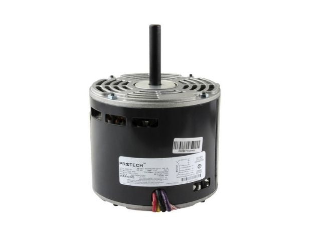 Motor de soplador de accionamiento directo de 1/4 HP, 208-230/60/1 RPM: 1100/2 velocidades