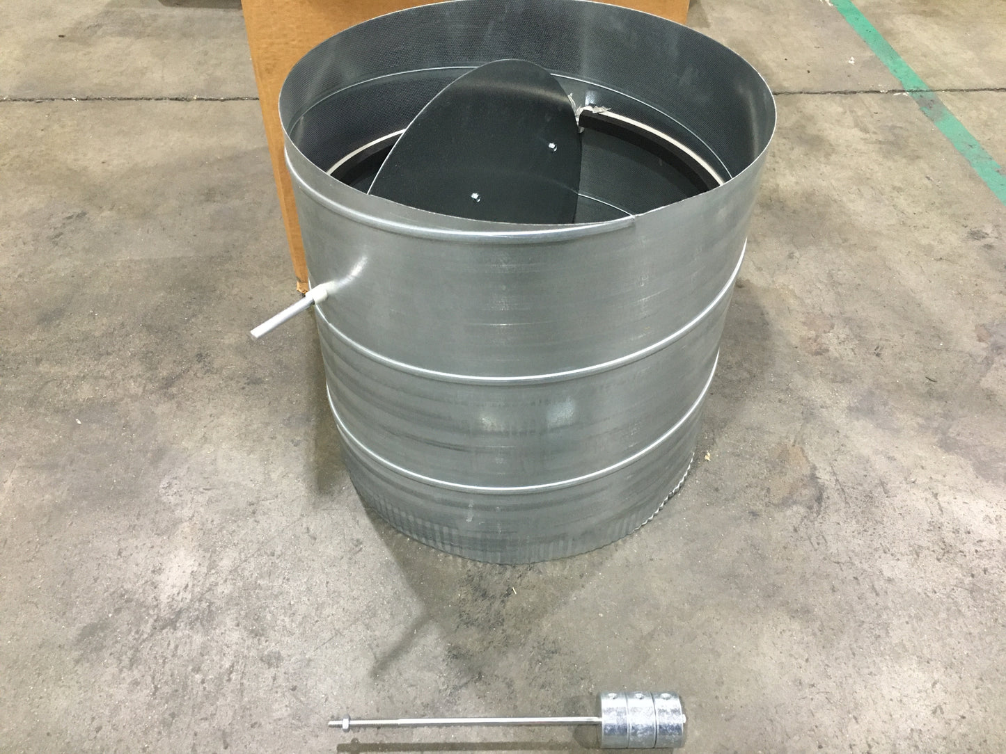 14" X 14" Round Barometric By-Pass Damper