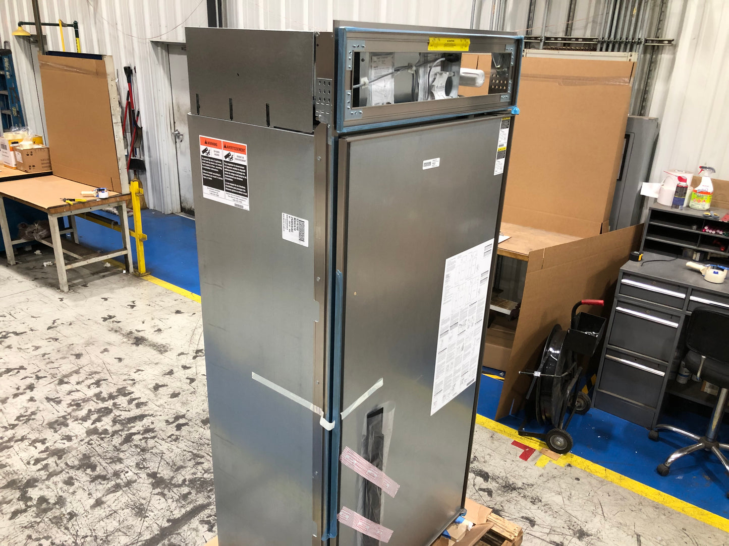 36" Wide 22.8 Cubic Foot Capacity Upright Freezer with Right Handed Door 115/60