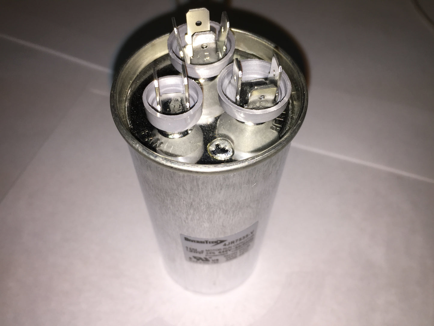 35+7.5UF x 440VAC Round Motor Dual Run Capacitor 50/60 Hz