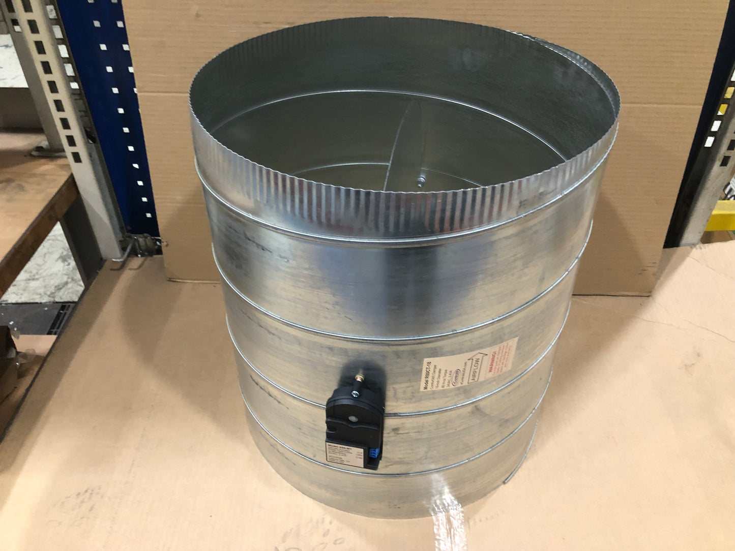 18" Diameter Wired Modulating Damper w/Actuator