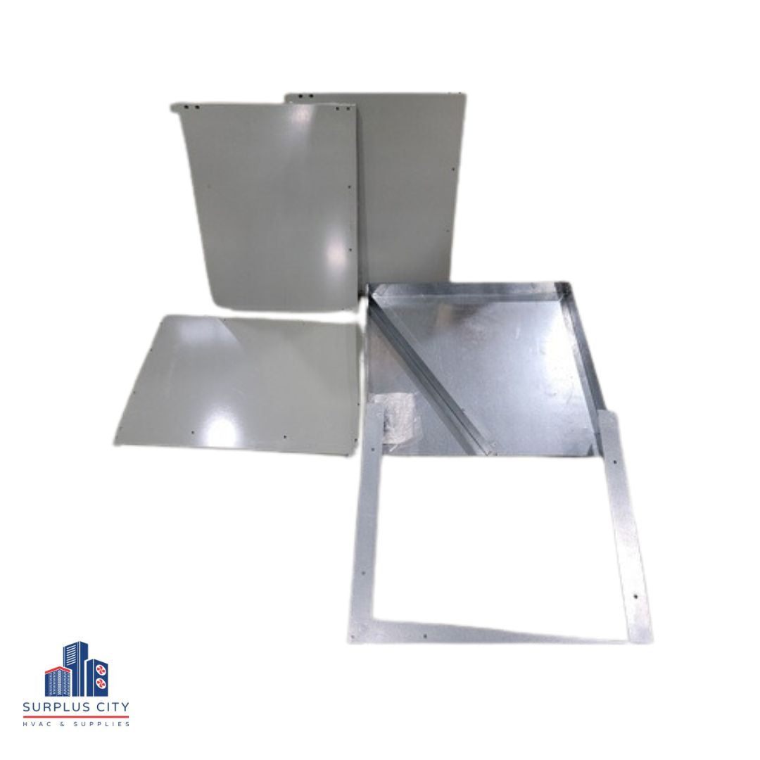 Plenum de pedestal para unidad de tratamiento de aire convertible