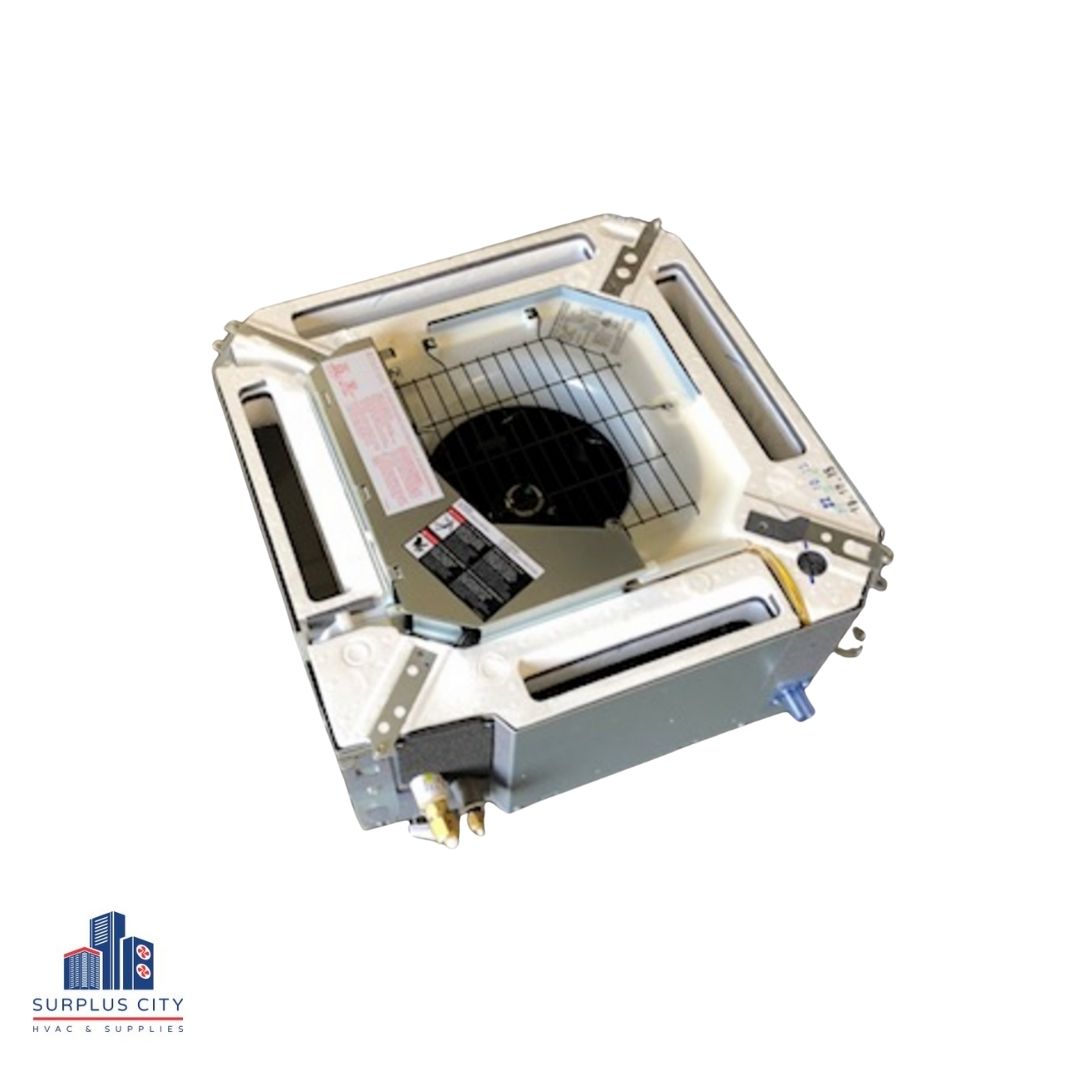 1 Ton AC/HP Ceiling Cassette Heat Pump Inverter Mini-Split ID, 208-230/60/1 R-410A