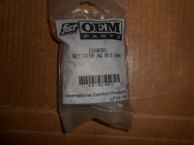 Resistencia Aq de .053, 10 por paquete