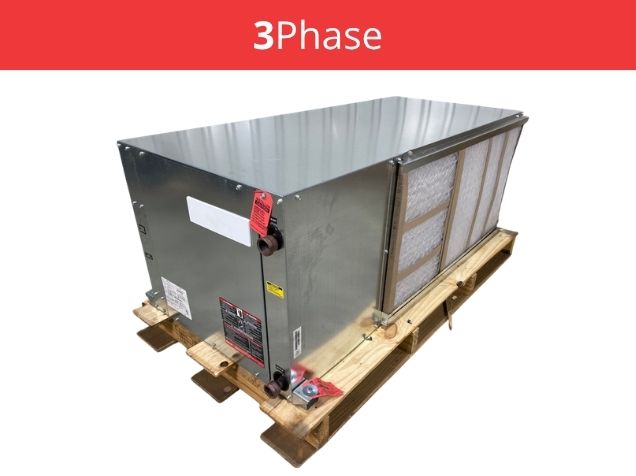 5 Ton Two-Stage PSC Horizontal Geothermal Heat Pump 460/60/3 R410A 17.4 EER