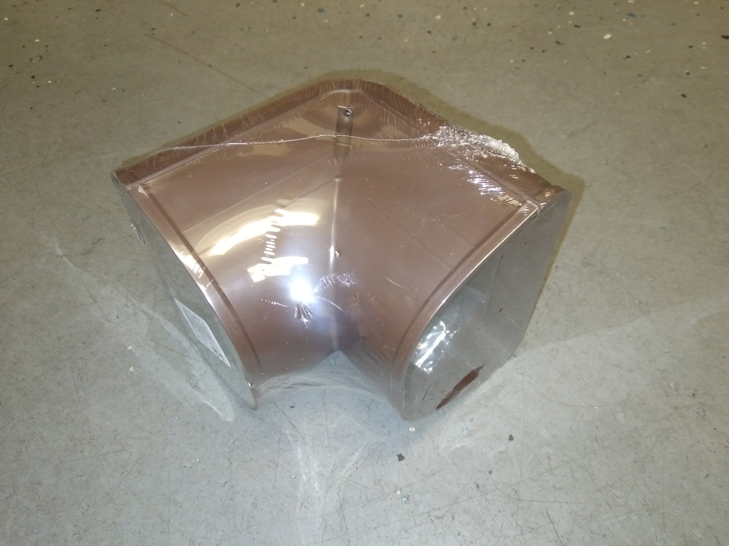 4-1/2" 90 Degree Brown Vertical Elbow