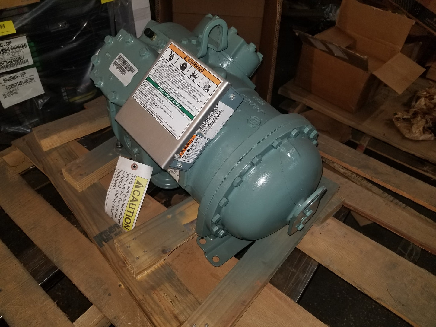 5HP Med Temp Semi Hermetic AC Compressor 460/400/60-50/3