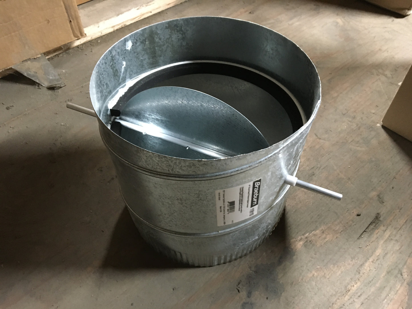 10" Round Static Pressure Bypass Damper