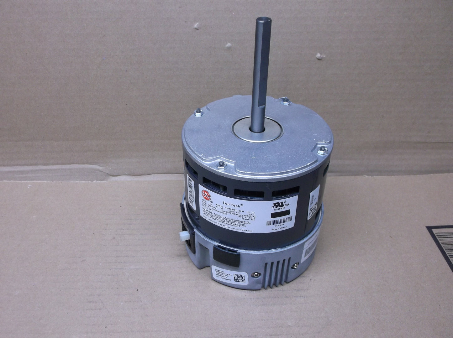 Motor de soplador de accionamiento directo ECM de 1/2 HP, 115/60/1 RPM: 1200/velocidad variable