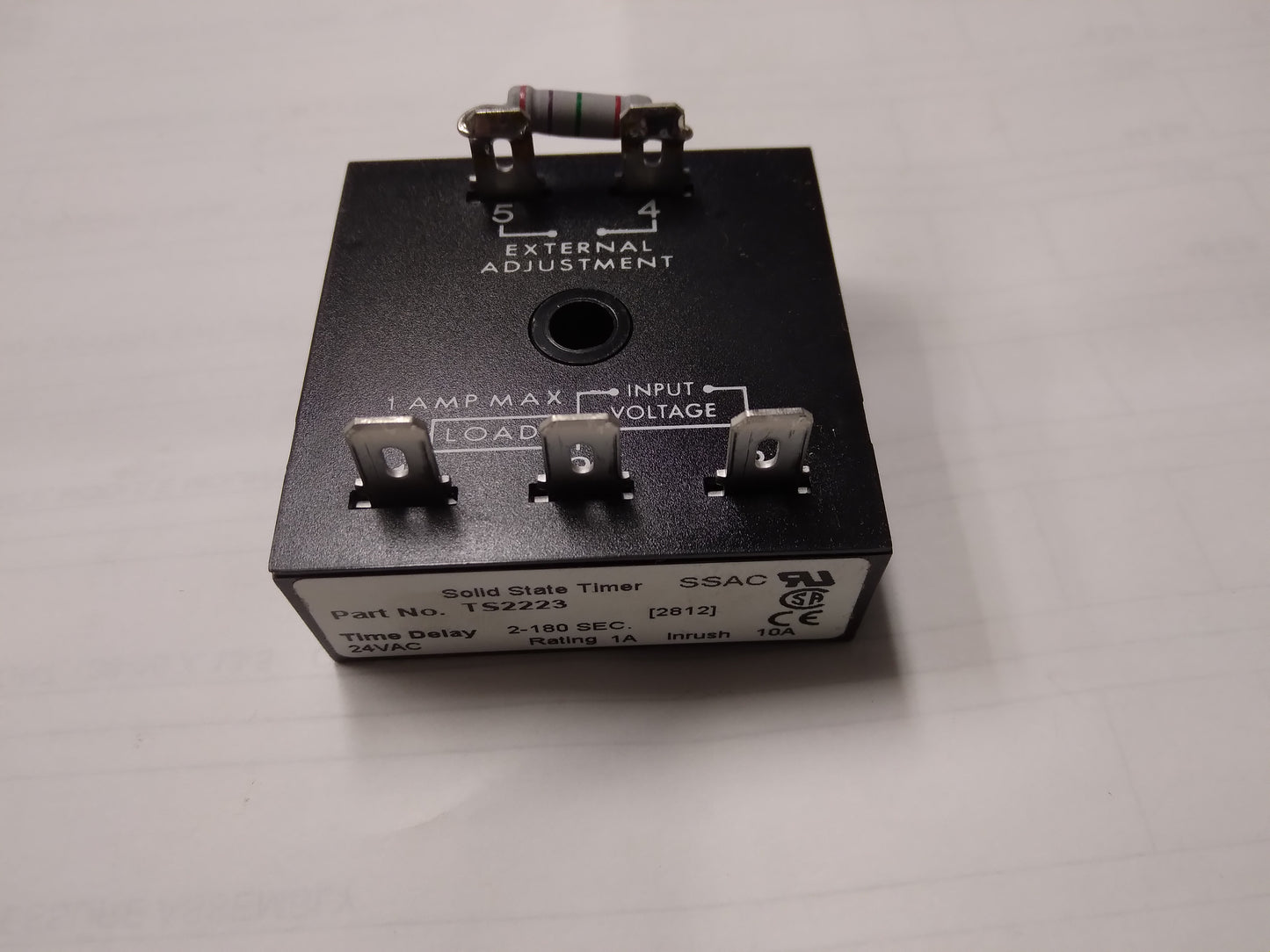 Time Delay Relay 2-180 Sec 24VAC/DC 1 Amp
