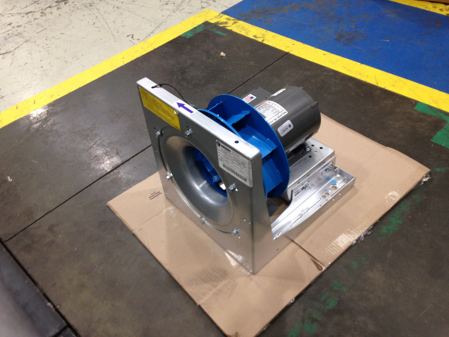 1 HP Fan Motor Assembly, 208-230-460/60/3 RPM:1760