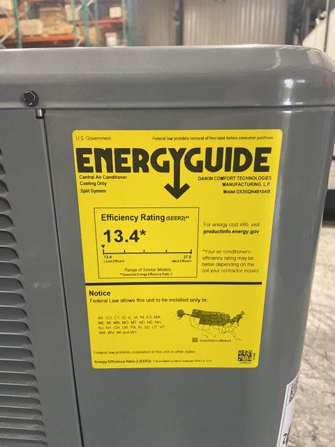 100,000 BTU Up/Horz Gas Furnace 80%, 4 Ton SS AC 13.4 SEER2, 2.5-4 Ton Multi Coil and 24V Thermostat