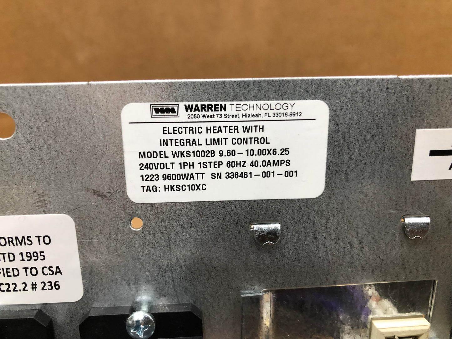 4 Ton AC/HP ECM Multiposition Air Handler 208-230/60/1 R-410A CFM 1851 with 10 kW Electric Heat Kit