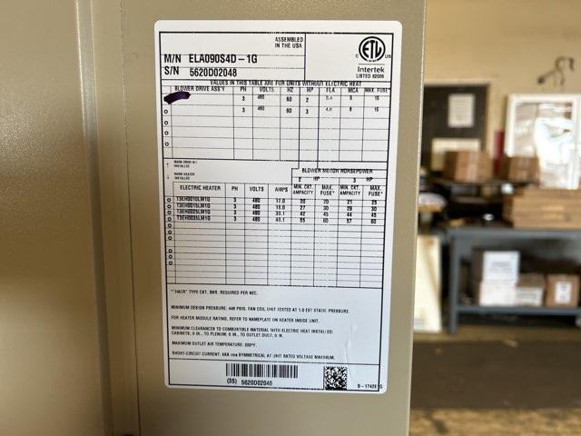 7.5 Ton 2-Stg SS Heat Pump 460/60/3 R410A 11 EER with 7.5 Ton AC/HP ECM Up/Horz Air Handler 460/60/3