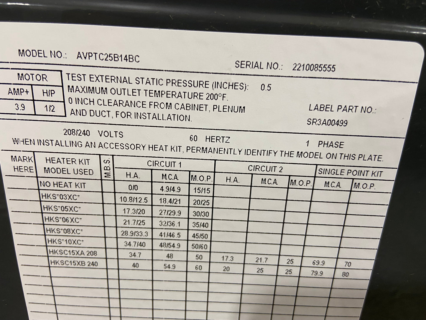 1.5 Ton 1-Stg SS Air Conditioner R410A 14.3 SEER2 with 2 Ton Multiposition ECM Comm Comp Air Handler