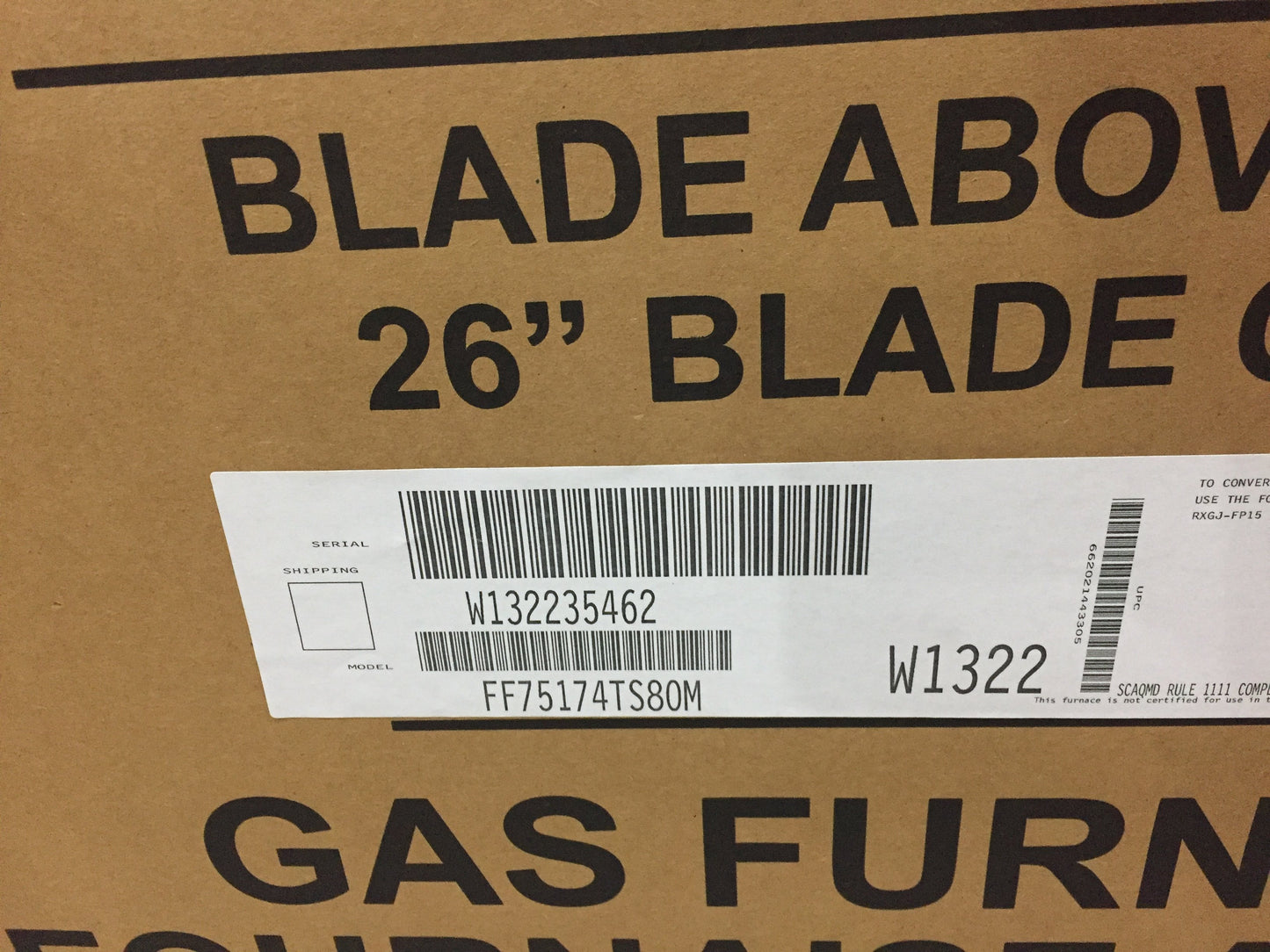 75,000 BTU 1-Stg Up/Horz Gas Furnace 80%, 4 Ton SS AC R410A 14 SEER with 4 Ton Up/Horz Cased A Coil